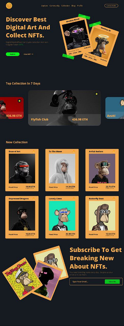 Design For NFTweb ui