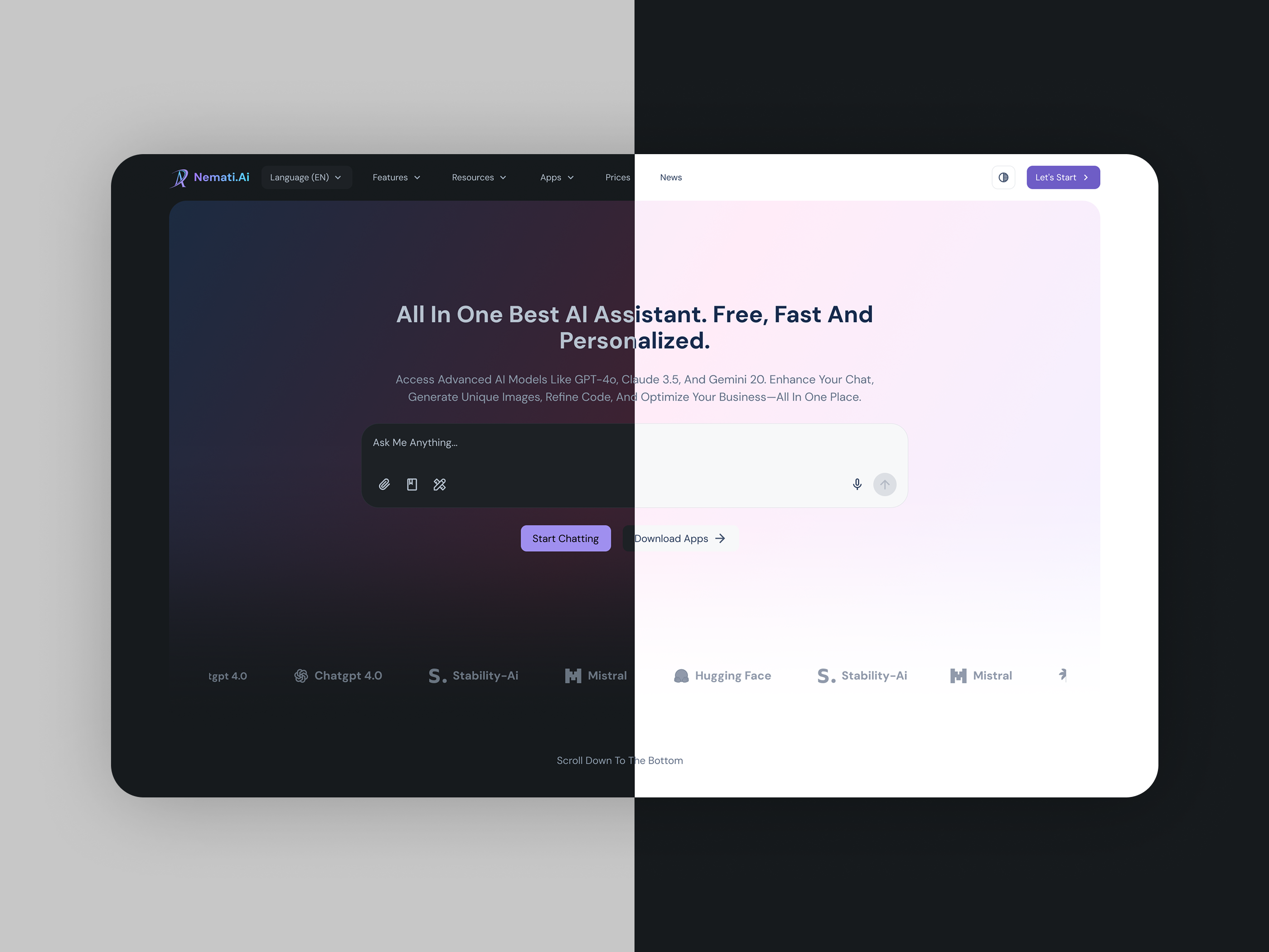 Nemati.ai (ex-Nerd Studio) — Landing Redesign, More Impact aiplatform aiux brandidentity designsystem landingpagedesign minimaldesign mobiledesign moderndesign nematiai productdesign responsivedesign startupdesign techproduct uidesign userexperience uxdesign visualdesign webdesign