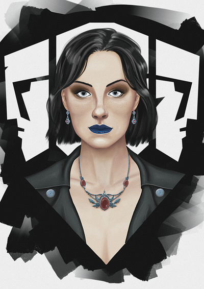 Glenda Rossellini - Character design - Vampire the Masquerade character character design design game illustration poca madre rpg tabletop vampire
