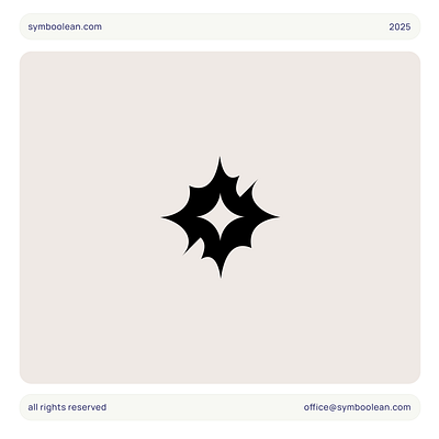 Logo 10 / 365 - daily AI logo challenge ai assymetrical branding explosion growth logo star symbol