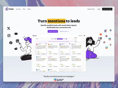 Turn mentions to leads