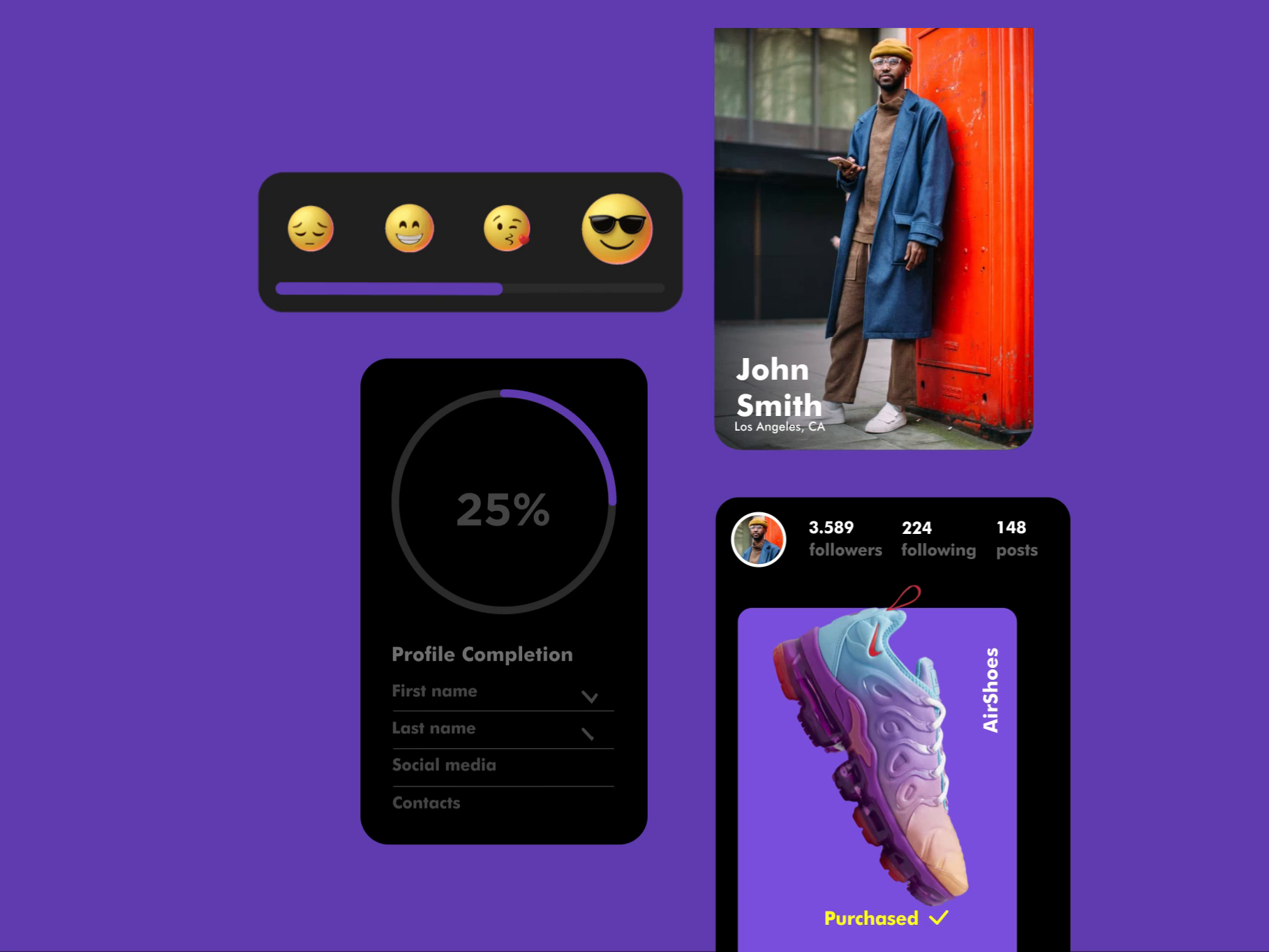 Example of UI Animation For App Promo Video, 30 Sec
