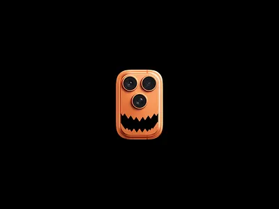 iPhone 17 Pro Jack-O'-Lantern all hallows eve apple black dark dark mode halloween holiday holidays iphone iphone 17 pro jack o lantern mode orange pumpkin spooky trick or treat