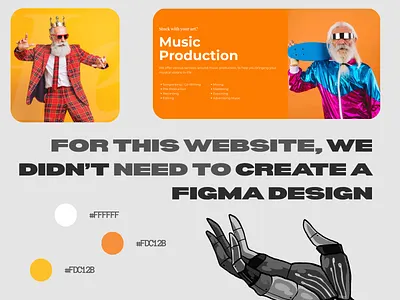 Music Website / WP + Elementor PRO branding design elementor ui ux