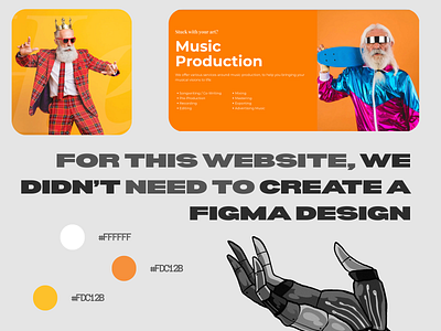 Music Website / WP + Elementor PRO branding design elementor ui ux