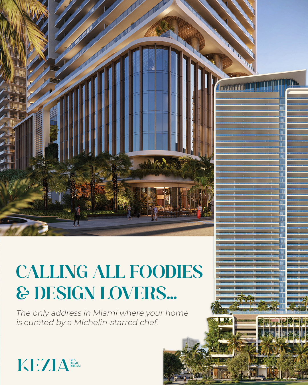 Jean Georges Residence graphic design