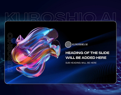 AI Pitch Deck Presentation Design artificial intelligence brand guide branding crypto google slides graphic design illustration keynote logo look luxury network pitch deck design powerpoint presentation presentation cover presentation slides template web3 world