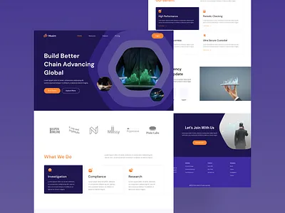 Investment portfolio website design