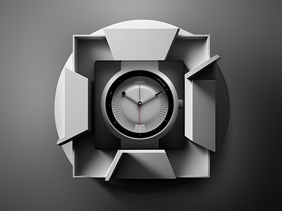 Watchface design and Box concept 3d box brand branding c4d clock face hardware render swiss watch watchface wearable