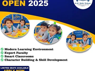 Admissions flyer for S.M. Public Academy design flyer graphic design photoshop