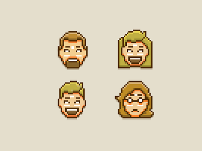 pixel art faces faces pixel art geek faces nerd faces nerd faces pixel nerd heads pixel art pixel art faces pixel people