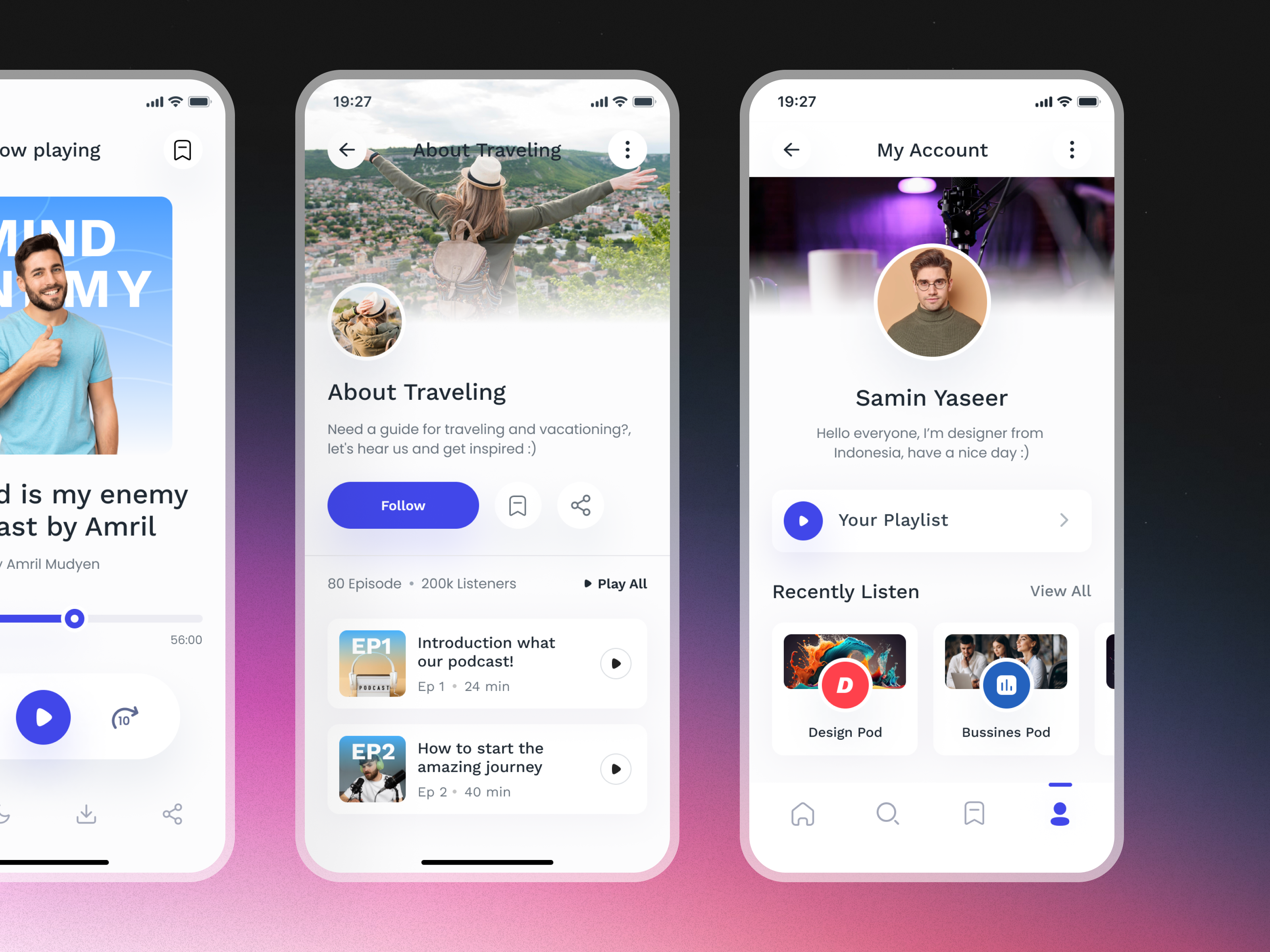 Example of Mobile App UI UX Redesign Services