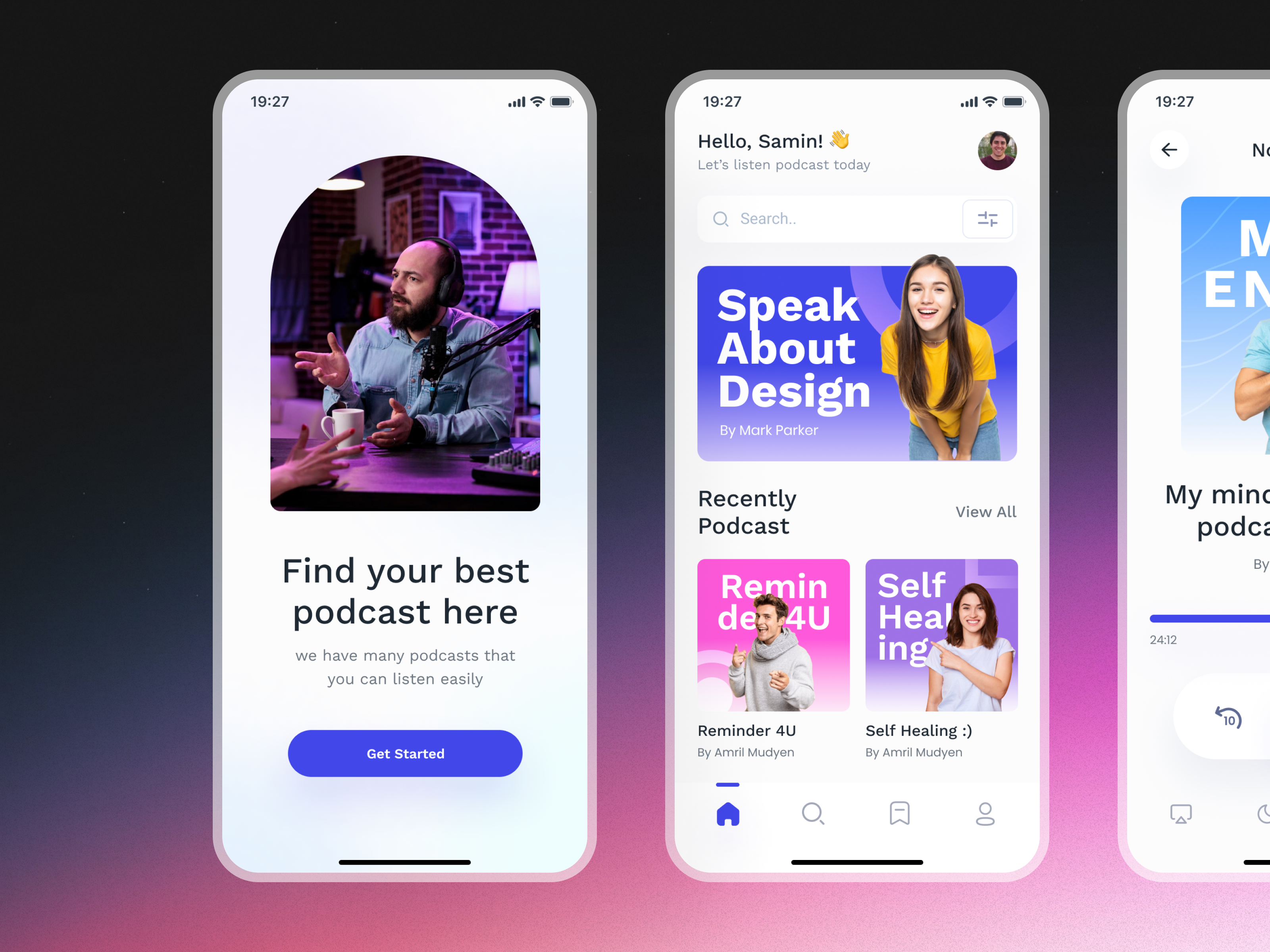 Example of Mobile App UI UX Redesign Services