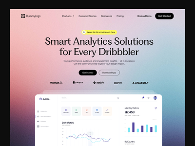 SaaS landing page design b2b website design landing page modern saas design saas design saas landing page saas web design saas website
