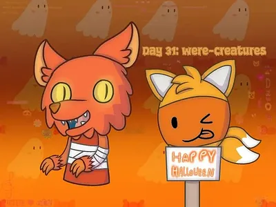 Traumatober Day 31: were-creatures art post art tag digital art drawing fan art fanart halloween illustration