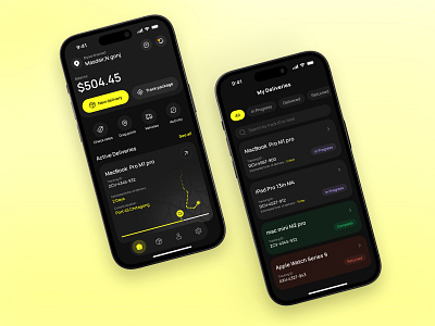 Parcel Delivery App | UI/UX app design app designer app ui courier app delivery app delivery app ui delivery management design focotik logistics supply app mobile app design package delivery parcel tracking parcel tracking app shipping app tracking app ui design ui ux design user experience