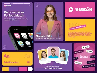 Vireon - logo design - Brand identity - Print design bold colorful brand guideline brand identity brand sign branding clean logo design creative logo creative logo design dribbble graphic design jabel kahaf logo logo design minimal logo modern professional logo design visual design