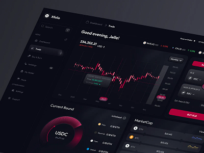 Crypto Dashboard Design crypto crypto design crypto exchange crypto platform dashboard dashboard ui