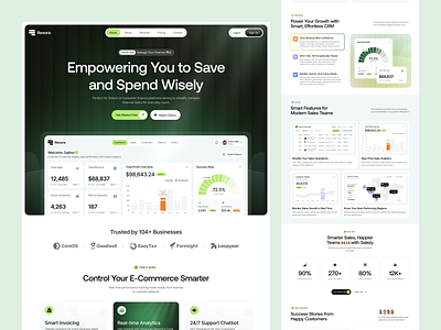 CRM SaaS Website Design cleanui creativewebdesign design figma template figma uiux framerdesign landing page design landingpagedesign oripio responsivedesign saas landing page saas website saaswebsite sajibur design ui web design website design websiteui