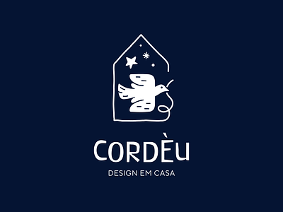 Cordeu Design bird brand branding brasil design flat handcraft home house icon illustration lettering logo minimal minimalist simple star type vector
