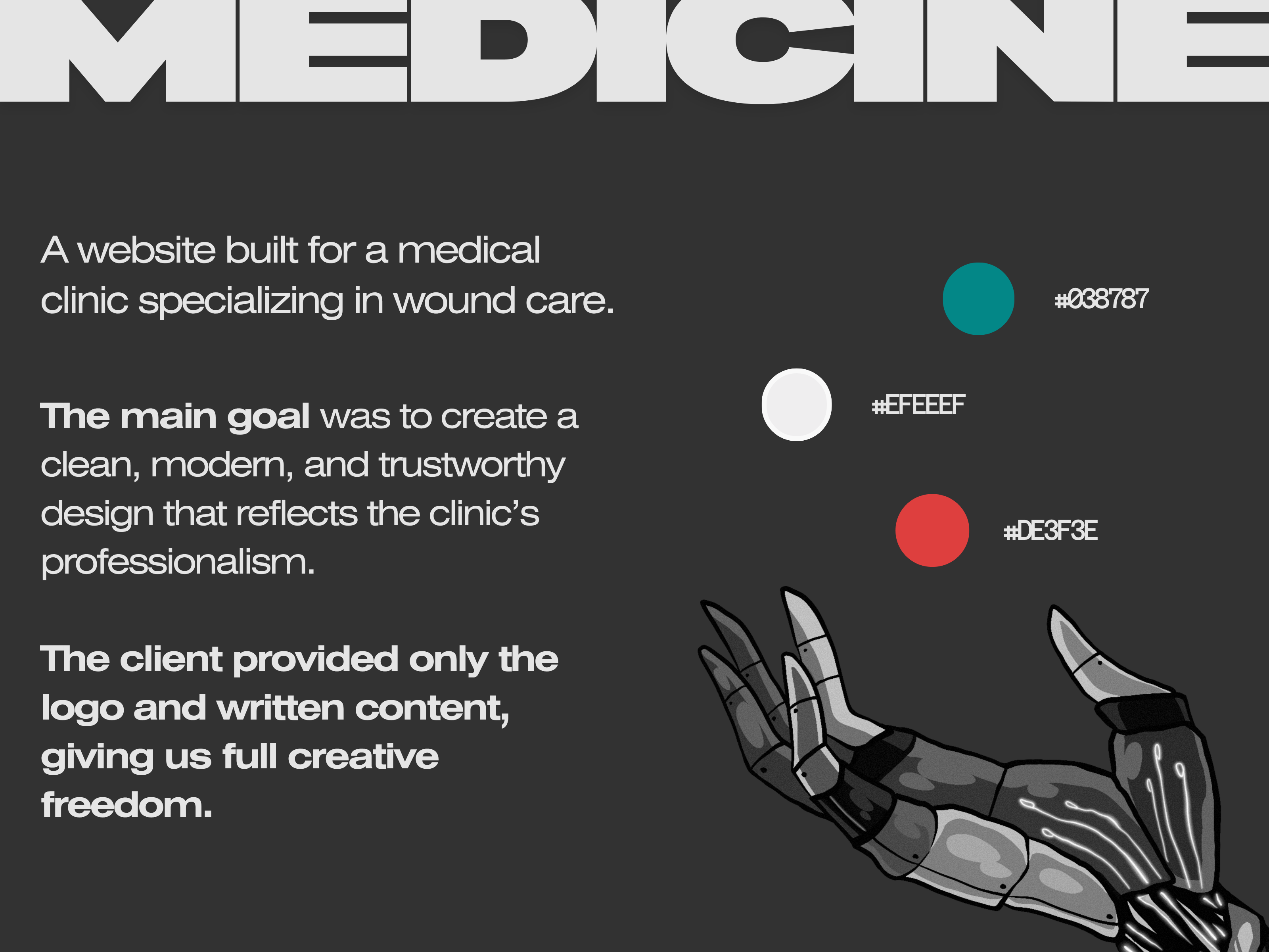 Example of Word Press + Elementor / 5 Pages