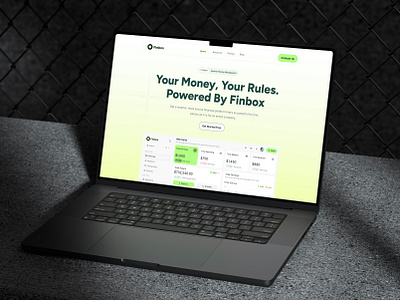 Modern Fintech SaaS Landing Page custom website design figma design figma website ui ui ux design user interface design web design website design