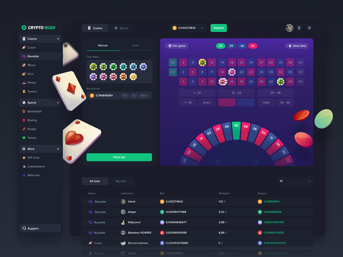 Gambling UI designs, themes, templates and downloadable graphic ... image.