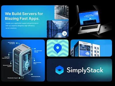 SimplyStack Visual Branding Exploration app branding design graphic design illustration logo ui vector