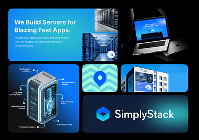 SimplyStack Visual Branding Exploration app branding design graphic design illustration logo ui vector