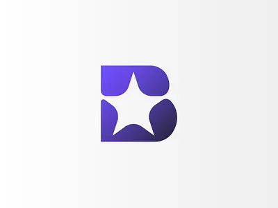 Letter B Star Logo Design b icon b logo b star brand brandmark design icon identity initial b letter b logo logo design logomark logotype star star b star icon star logo