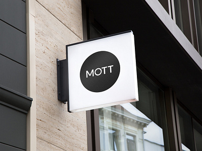 MOTT branding design logo