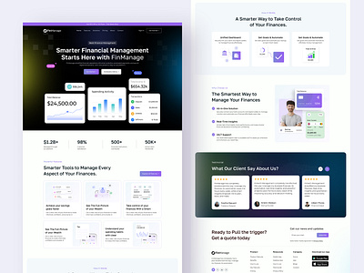 FinManage CRM - Finance Management Dashboard admin analytics corporate crm dashboard expense figma design finance financial financial dashboard fintech interface management minimalist money product design saas ui ui design uiux