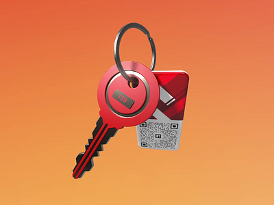 KeyLink – Magnetic Key Design 3d animation c4d concept design key motion product redshift tech