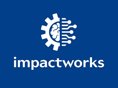 The Impactworks logo branding graphic design logo