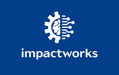 The Impactworks logo branding graphic design logo