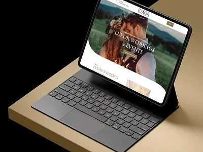 Wedding & Event Webpage branding clean corporate event design destination wedding event event planer event website landing page logo luxor weddings events luxurious luxurywedding modern uiux webflow wedding