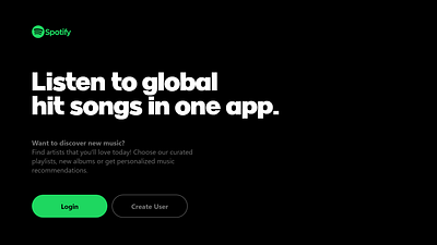 Spotify New TV Design | Concept computer design graphic design mockup modern spotify tv design