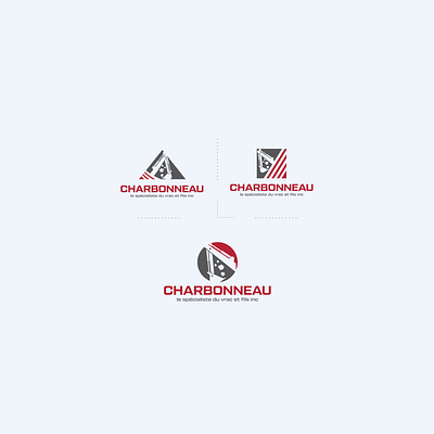 CHARBONNEAU Inc Logo 3 Concepts branding design illustration logo logomark typography vector