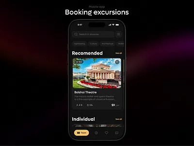 Travel App UI – Explore, Book, Enjoy animation booking app inspiration interface design minimalism mobile app travel app ui