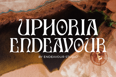 Uphoria Endeavour - FREE FONT app branding experimental font font graphic design headline identity logo type design typography ux