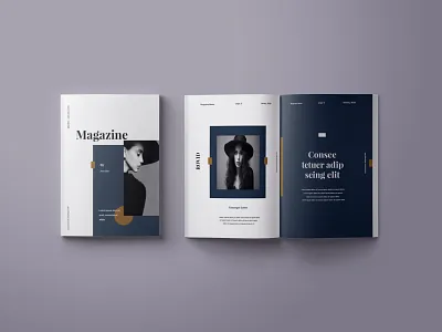 Magazine mockup