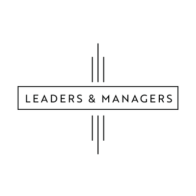 Leaders and Managers Logo design illustration logo
