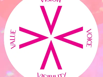 VVVV Graphic Drafts colorful design drafts hot pink logo