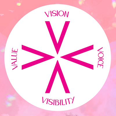 VVVV Graphic Drafts colorful design drafts hot pink logo