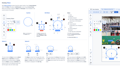 Race Analytics: Drawing design documentation product design ui ux