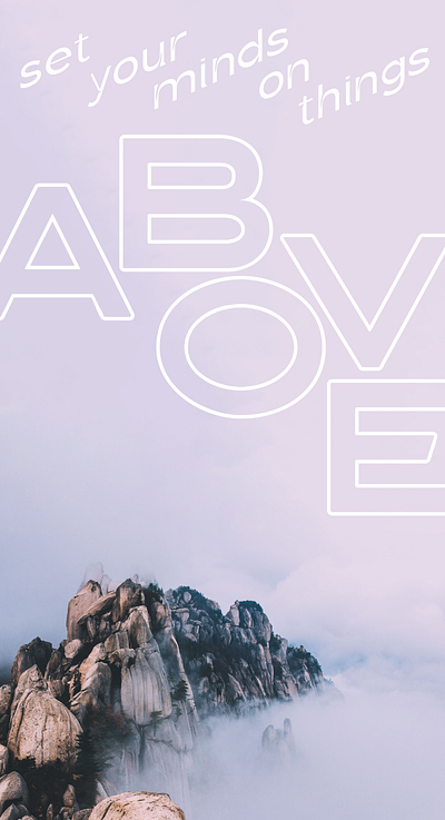 Scripture Art bible bible verse design epic mountain photoshop portrait scripture typography vertical