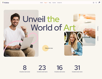 Kiddoz - School, Kindergarten & Education WordPress Theme design illustration ui web design web development webdesign woocommerce wordpress wordpress theme wordpress themes