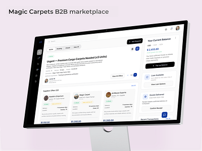 B2B Marketplace | SafeTrade Dashboard and Secure Transaction app b2b cargo cargotransportation dashboard dashboarddesign logistics marketplace safetransaction ui ux
