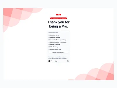 Upgrade Confirmation ✅ confirmation design minimal pro saas ui upgrade web design