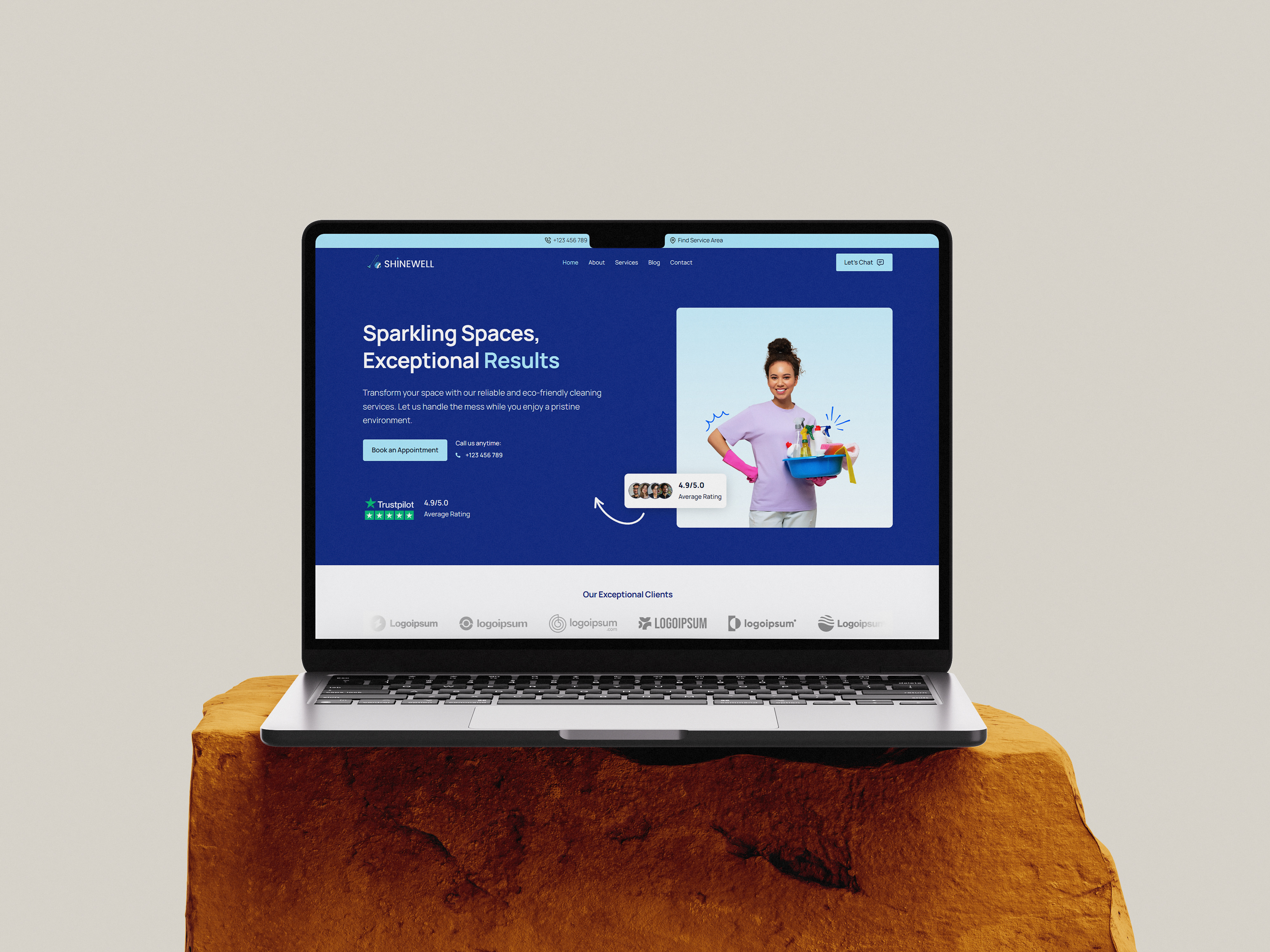 Cleaning Business Website Design design elementor figma ui web design website design wordpress